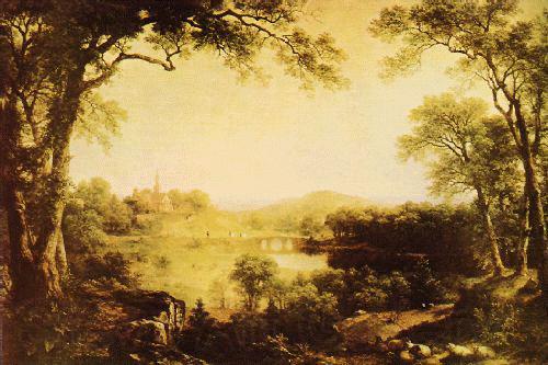 Asher Brown Durand Day of Rest Norge oil painting art